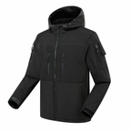Softshell herenjas met fleecevoering en capuchon – Voor werk en outdooractiviteiten