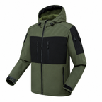 Softshell herenjas met fleecevoering en capuchon – Voor werk en outdooractiviteiten
