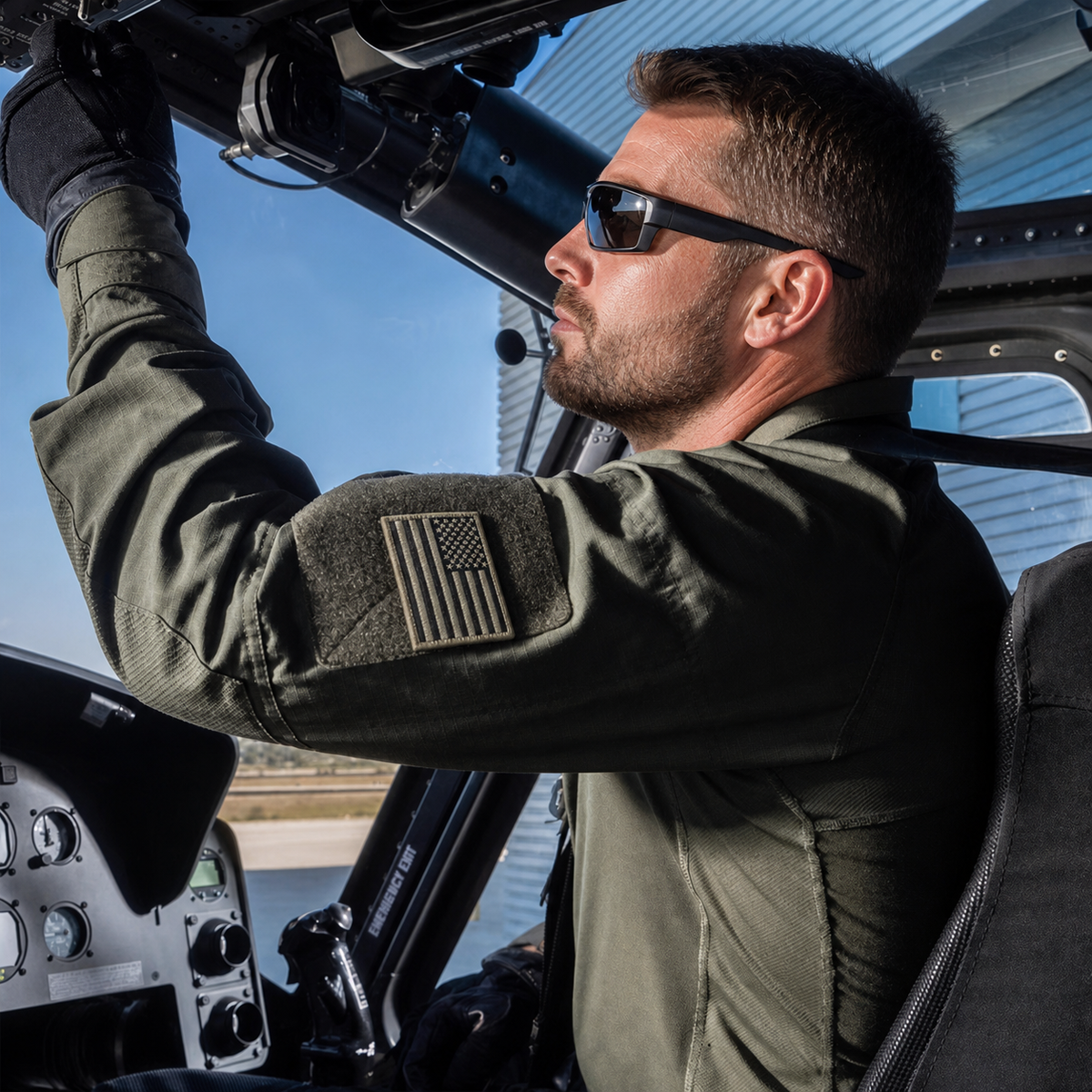 Tactisch gevechtsshirt voor heren – outdoor werkshirt met lange mouwen