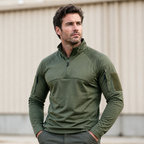 Tactisch gevechtsshirt voor heren – outdoor werkshirt met lange mouwen