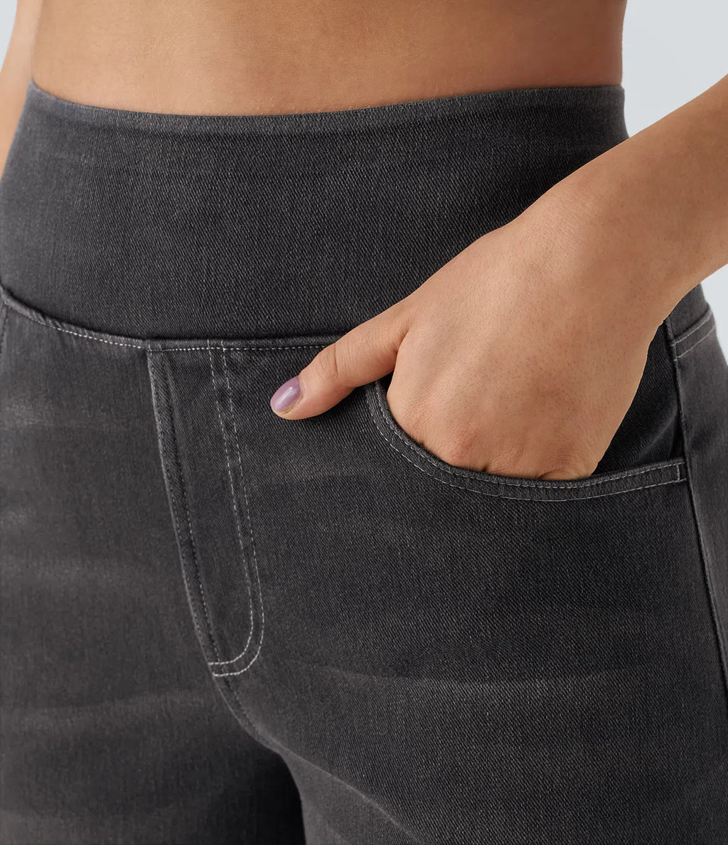 FlexFit™ | Comfortabele & Elastische Broek Met Hoge Taille