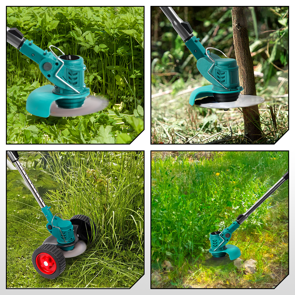 Draadloze Grastrimmer en Bosmaaier – Opvouwbaar