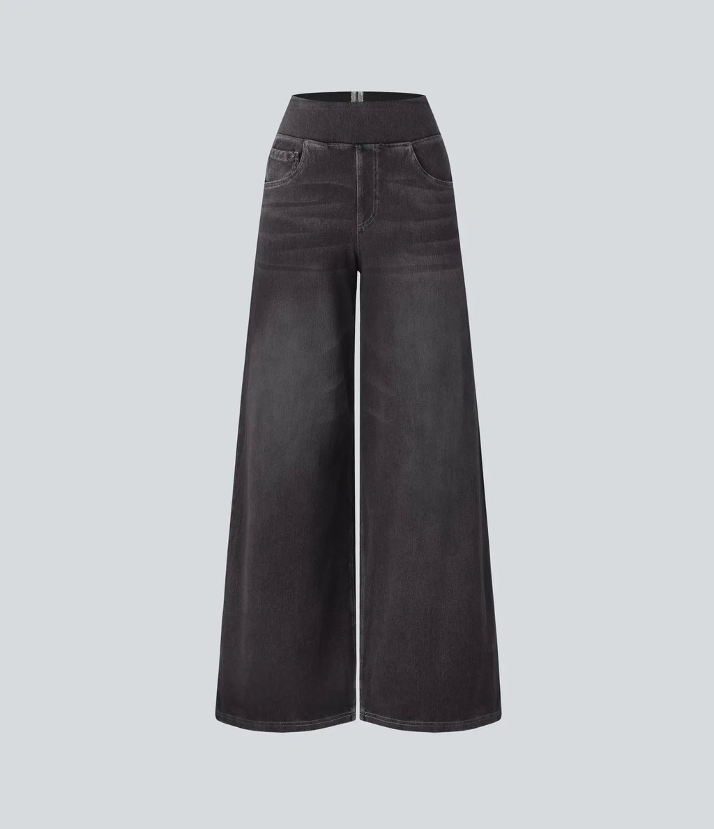 FlexFit™ | Comfortabele & Elastische Broek Met Hoge Taille