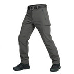 Men's Water-Resistant Tactical Multi-Pocket Softshell Pants