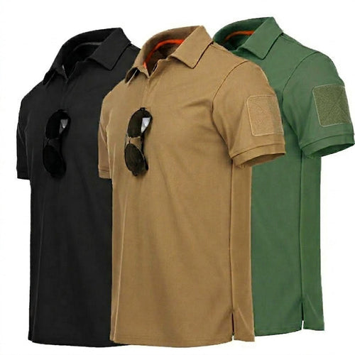 3-pack slijtvaste en sneldrogende polo T-shirts voor heren