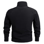 Tactische stretch gevechtsshirt pullover met 1/4 rits en sneldrogende prestaties voor heren