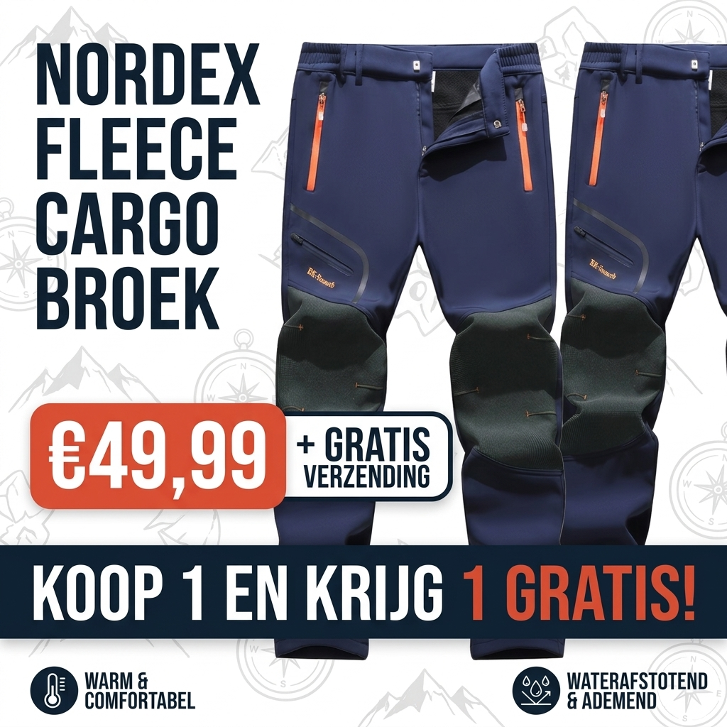 Nordex Fleece Cargo Broek - 1+1 Gratis