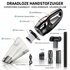 TurboVac Pro | Draadloze Auto Stofzuiger