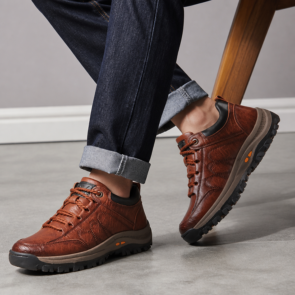 Orthopedische Leren Herensneakers – Orto Pro