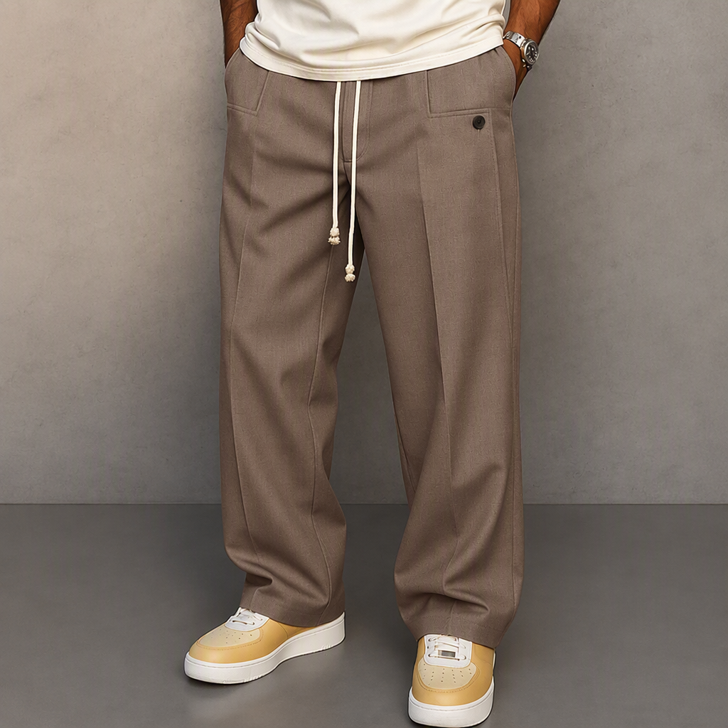 Maastricht – Comfortabele Linnenlook Broek voor Heren