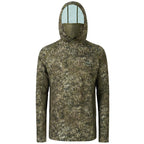 TWS UPF 50+Men's Hunting Shirts with Mask Long Sleeve Camo Fishing Hoodie