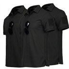 3-pack slijtvaste en sneldrogende polo T-shirts voor heren