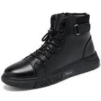 Heren Chukka Boots van Echt Leer met Fleecevoering en Orthopedische Zool