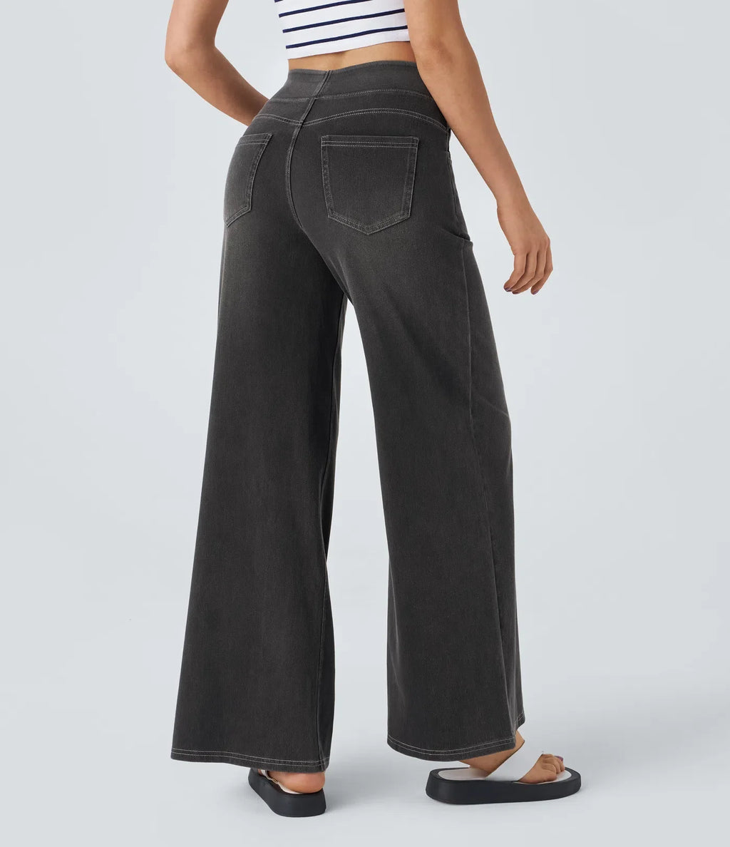 FlexFit™ | Comfortabele & Elastische Broek Met Hoge Taille