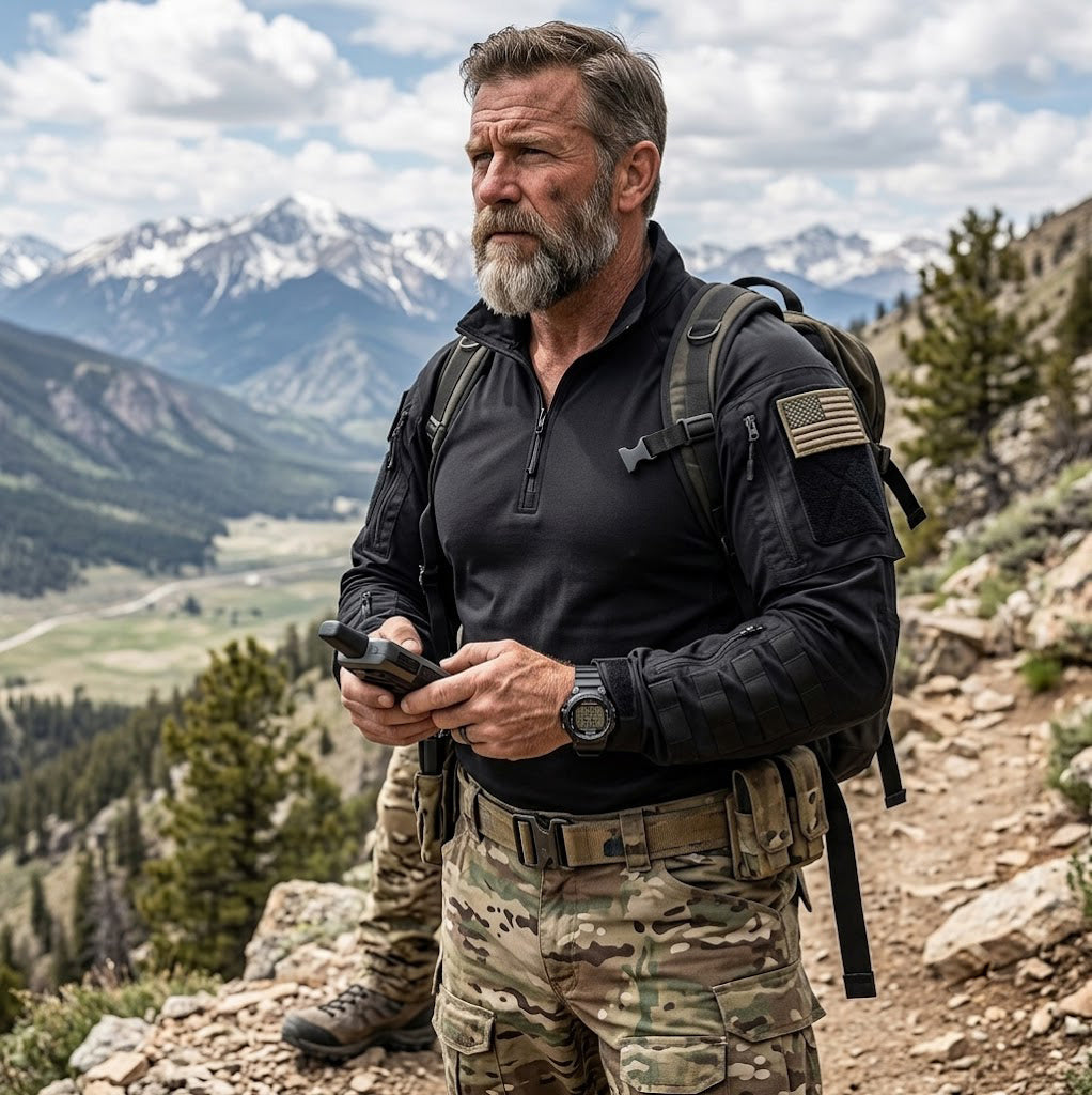 TWS Phantom Operator Shirt – Gevechtsshirt outdoor veldshirt met mouwzakken