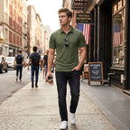 3-pack slijtvaste en sneldrogende polo T-shirts voor heren
