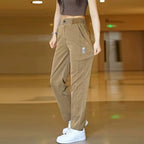 Aurora-broek van zijde en koele polyester