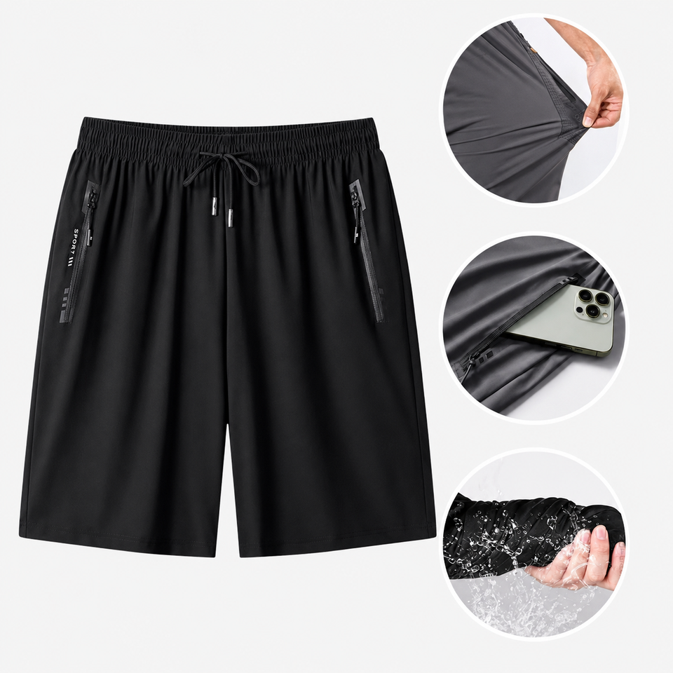 Ice Silk Verkoelende Stretch Sneldrogende Shorts