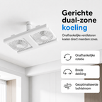 AirLight Pro - 2-in-1 LED Plafondventilator: Koeling & Licht
