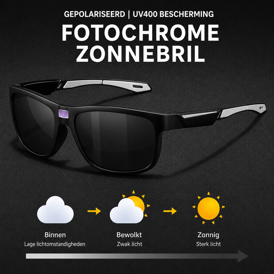 Slimme Fotochromatische Bril met Snelle Kleurverandering