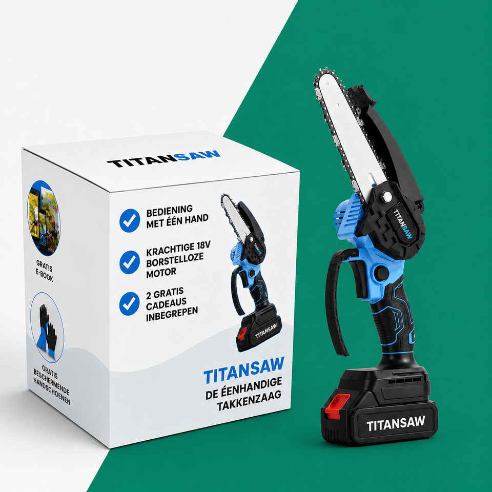 Titansaw 1-hand | De éénhandige takkenkettingzaag