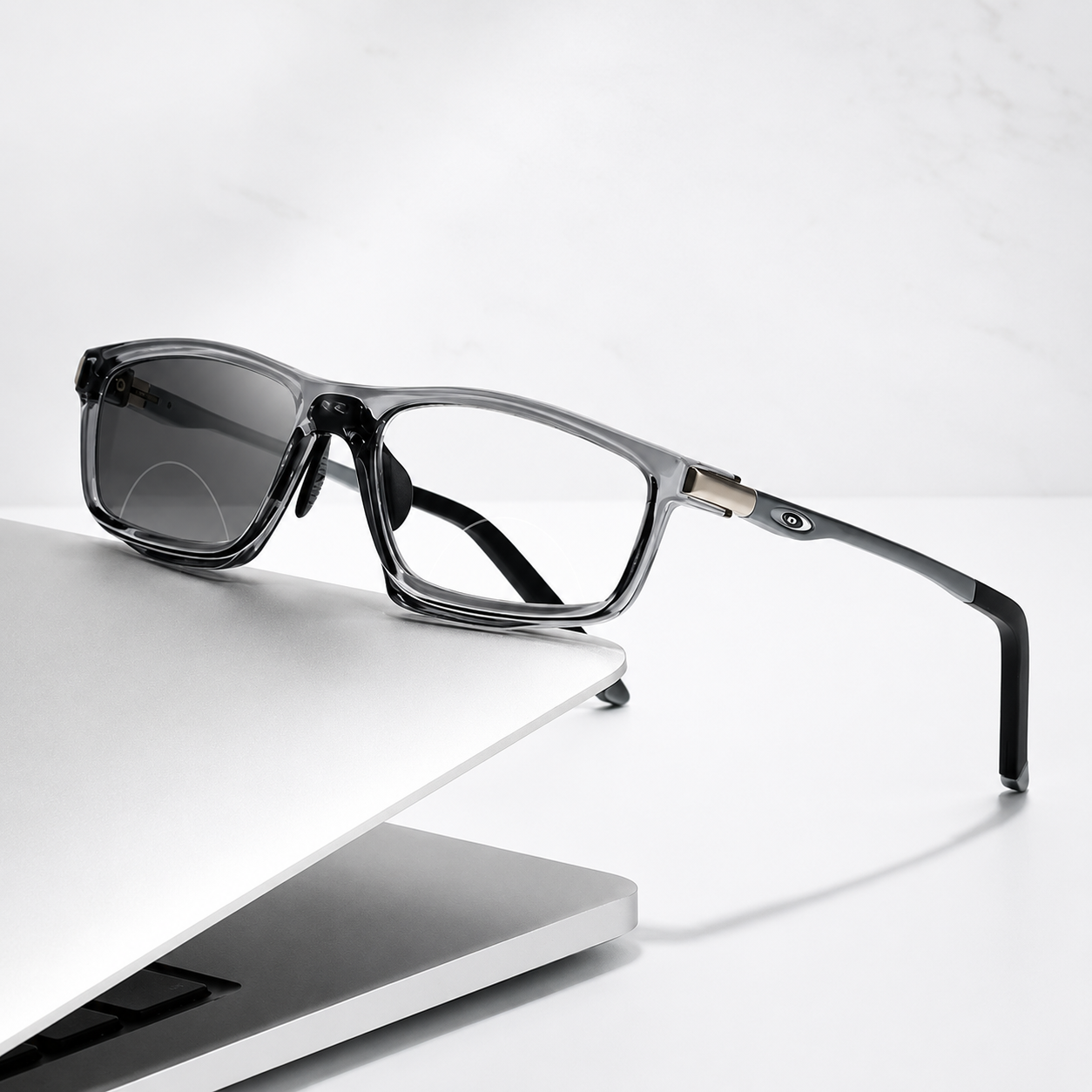 Multifocale Meekleurende Sport-Leesbril (Aluminium-Magnesium Frame)