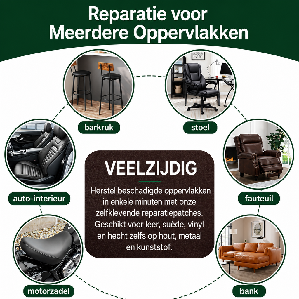 Zelfklevende Lederen Reparatierpleister