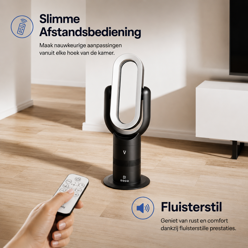 Vortex Air Pro - Bladelloze 2-in-1 Ventilator & Verwarming