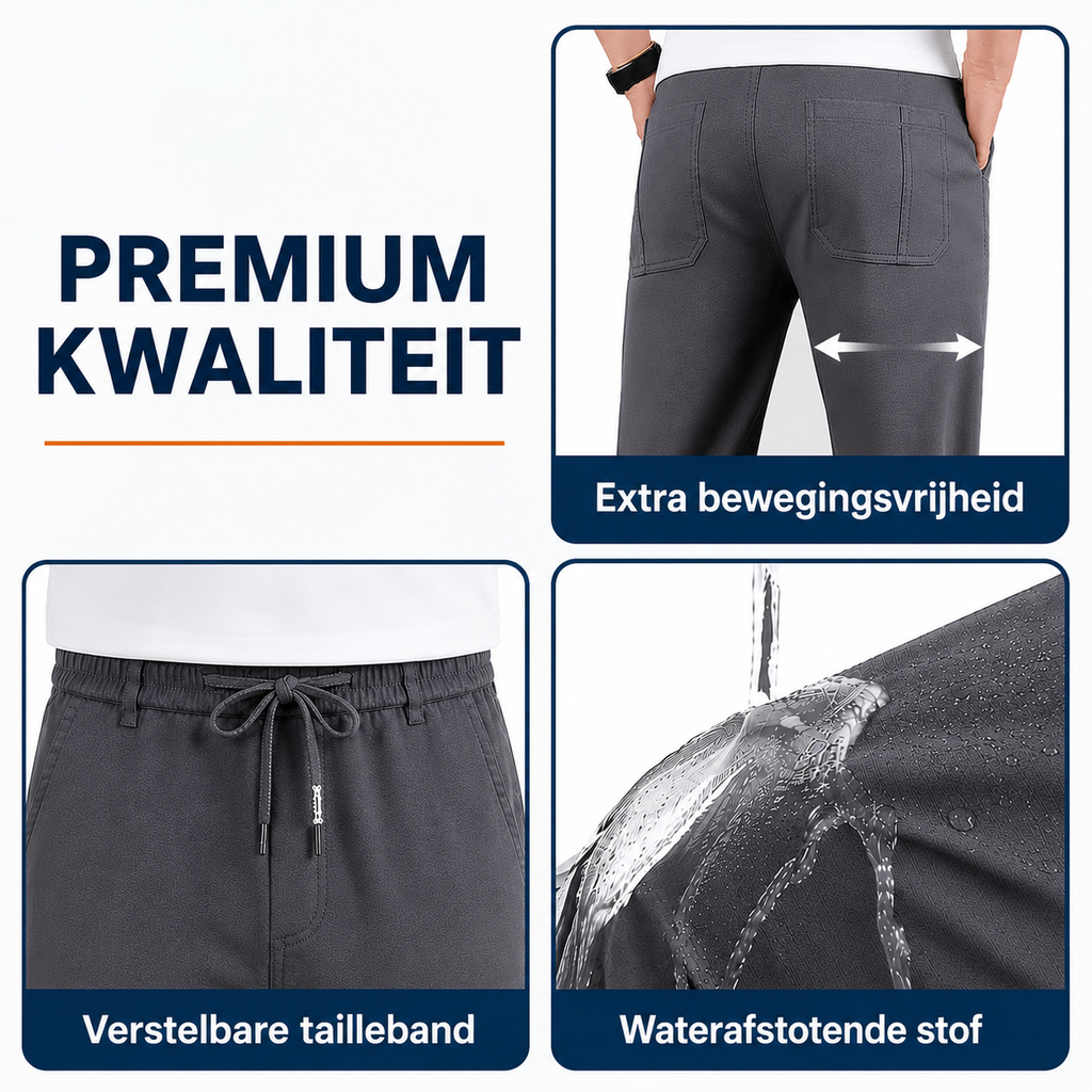 MultiPants - Ultra-stretch, lichtgewicht, ademende cargobroek
