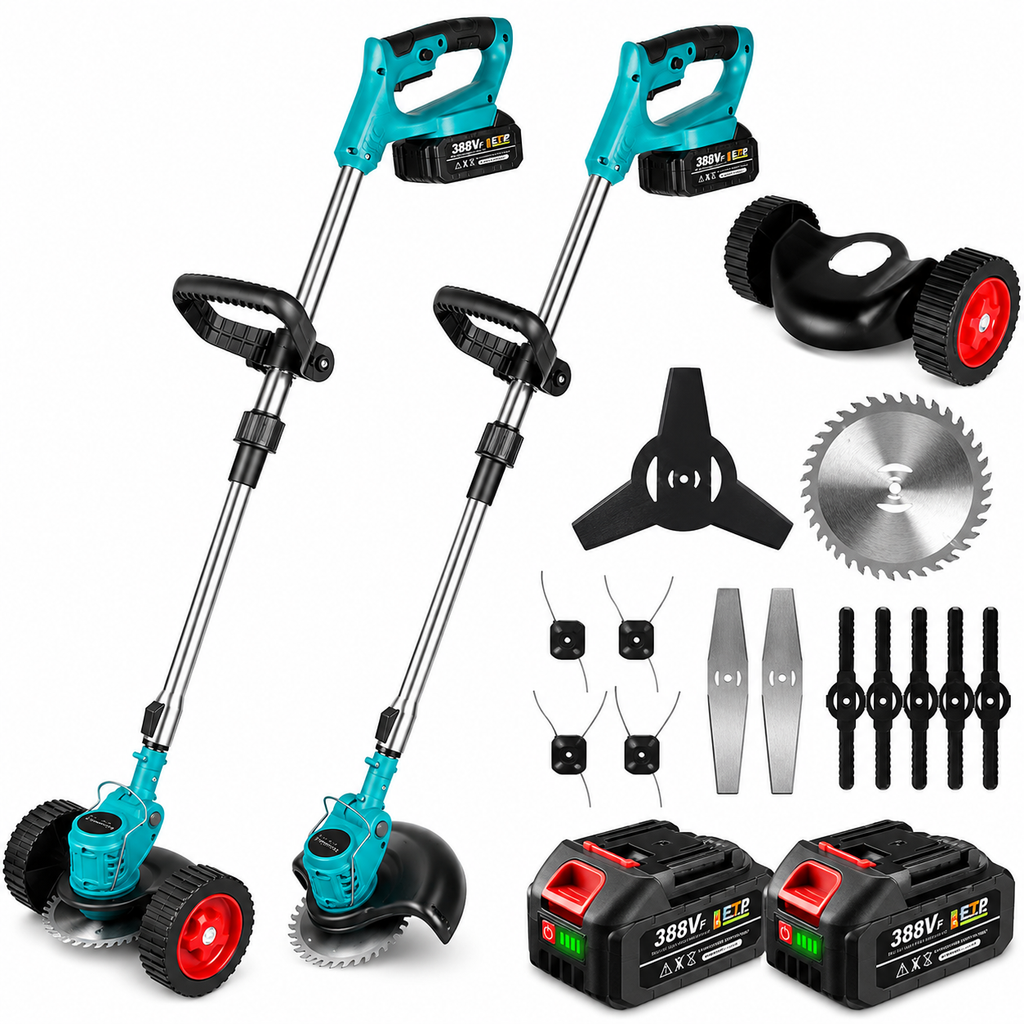 Draadloze Grastrimmer en Bosmaaier – Opvouwbaar