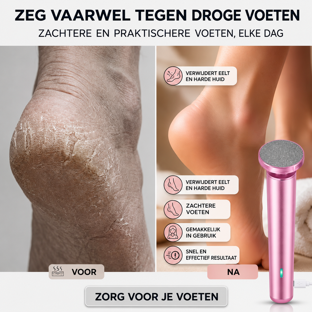 DERMASMOOTH PRO — Elektrische Eeltverwijderaar