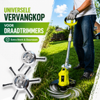 Universele stalen onkruidborstel voor bosmaaier