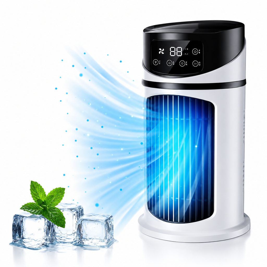 Draagbare Mini Airconditioner & Luchtbevochtiger - AirFrost