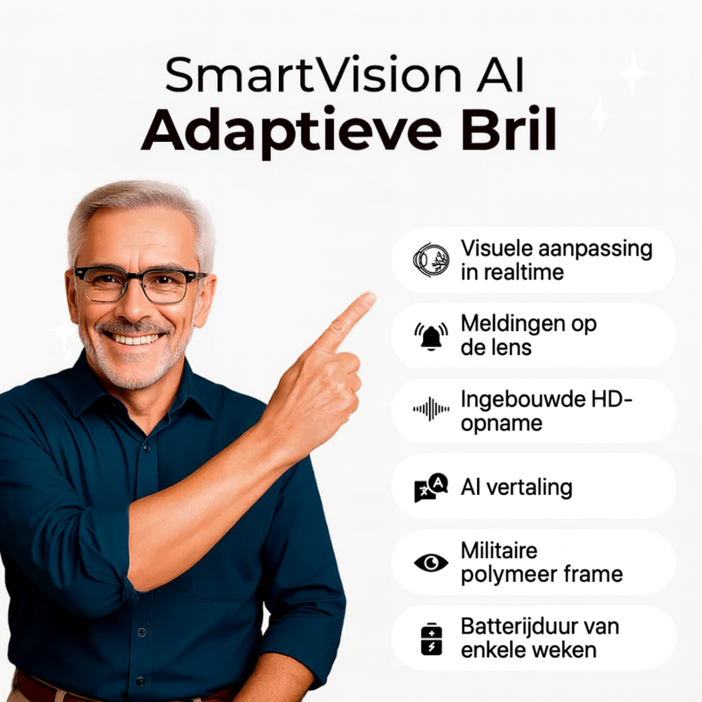 SmartVision™ AI-aangedreven Adaptieve Bril [KOOP 1 KRIJG 1 GRATIS]