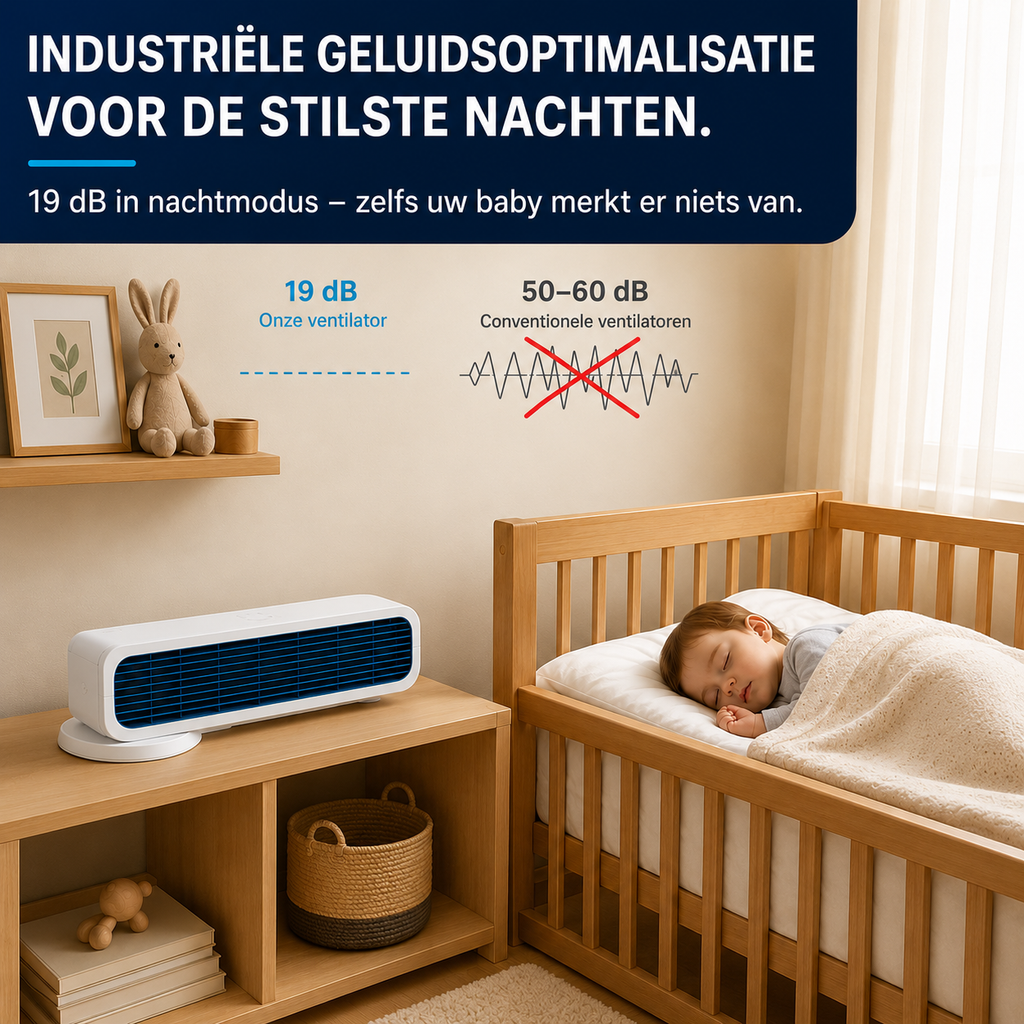 RapidCool Duo - Torenventilator die zowel staand als liggend kan worden gebruikt