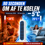RapidCool Duo - Torenventilator die zowel staand als liggend kan worden gebruikt