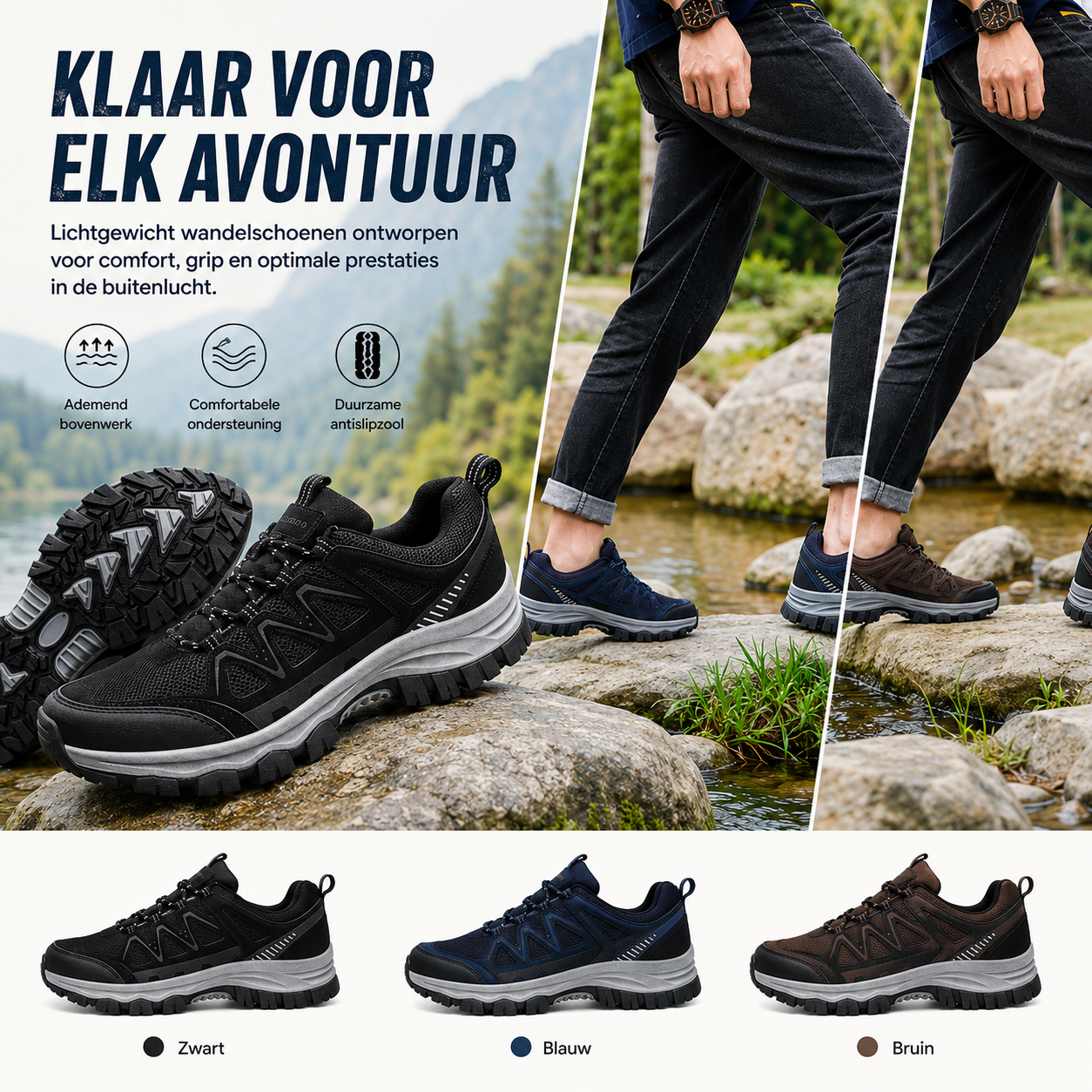 Sportieve werkschoenen voor heren