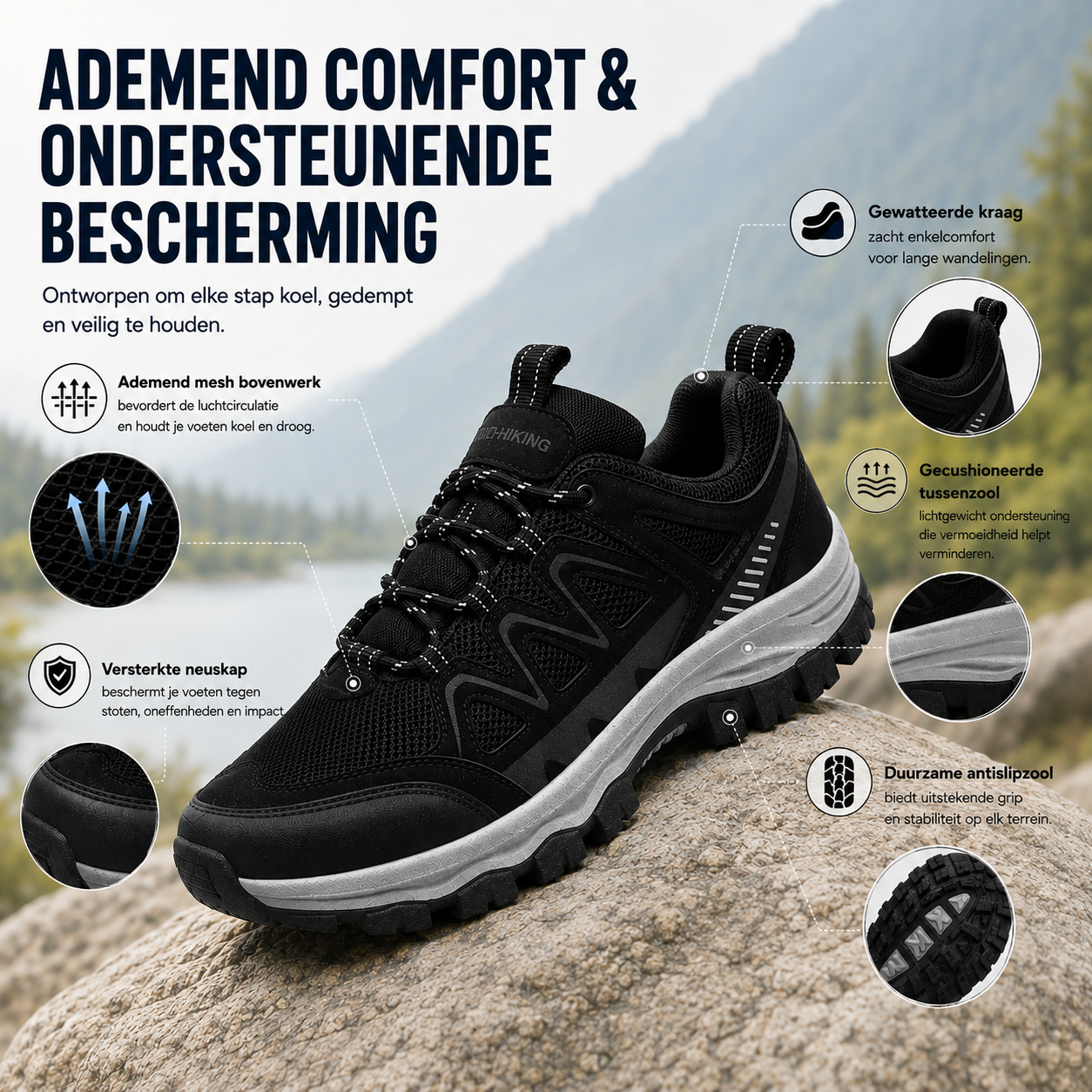 Sportieve werkschoenen voor heren