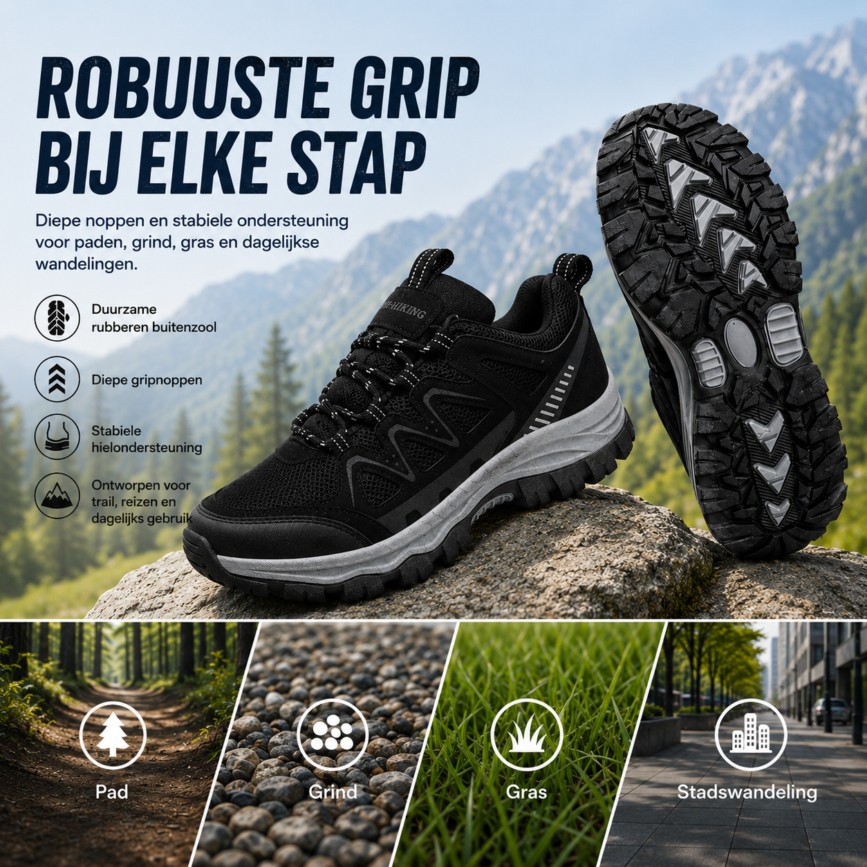 Sportieve werkschoenen voor heren