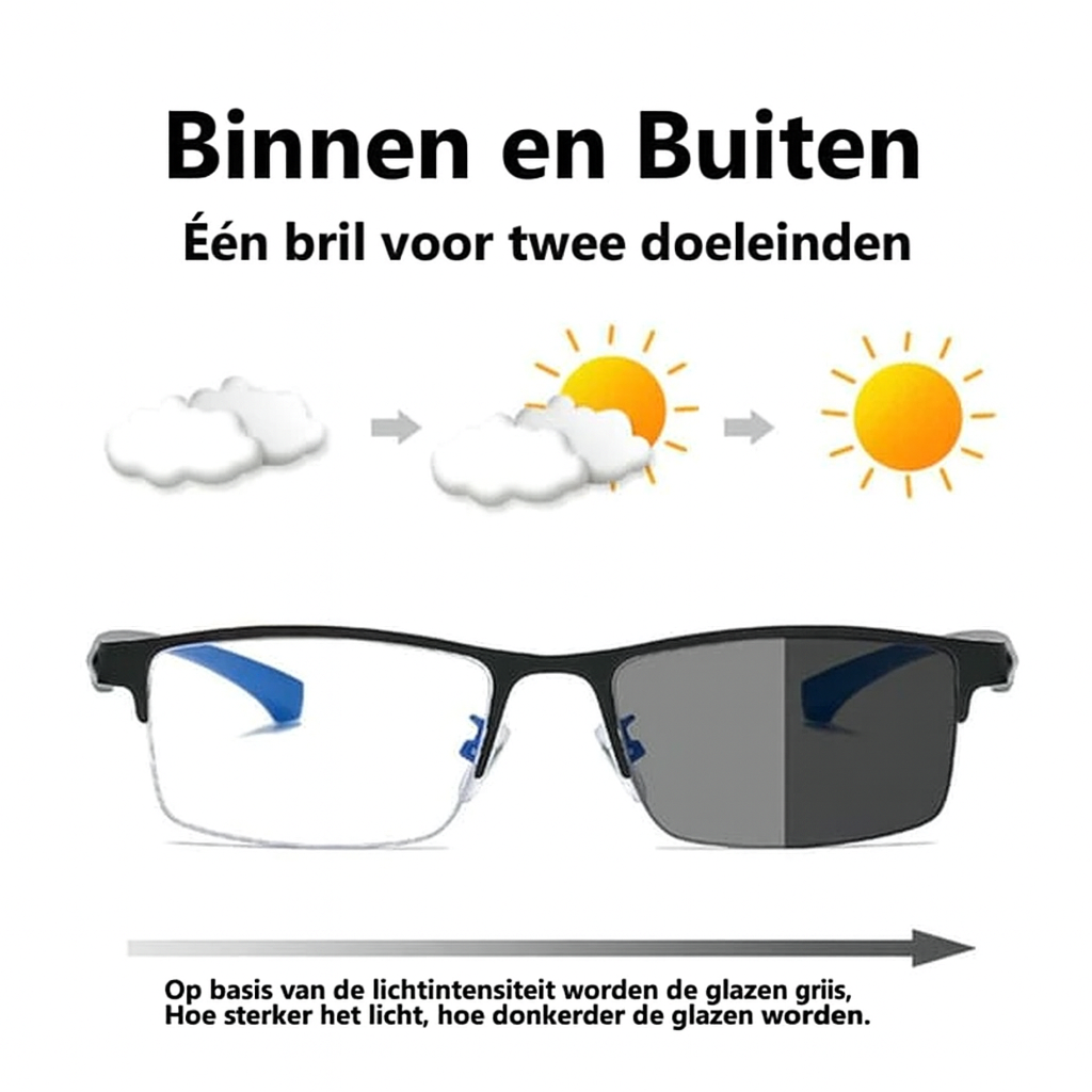 OPTIVEX Intelligente Titanium Bril