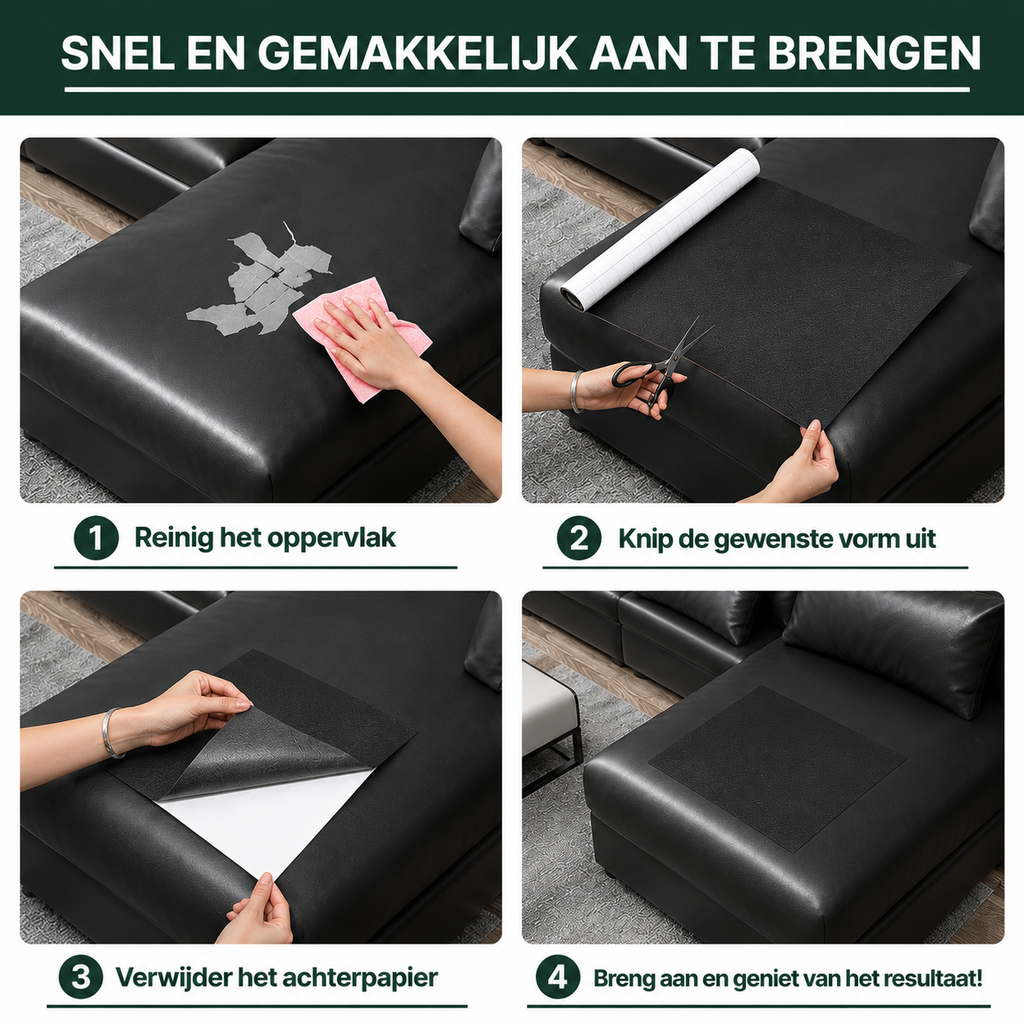Zelfklevende Lederen Reparatierpleister