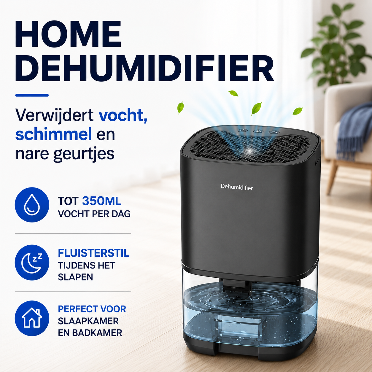 StopVocht™ - Verwijdert vocht, condens en schimmel uit huis