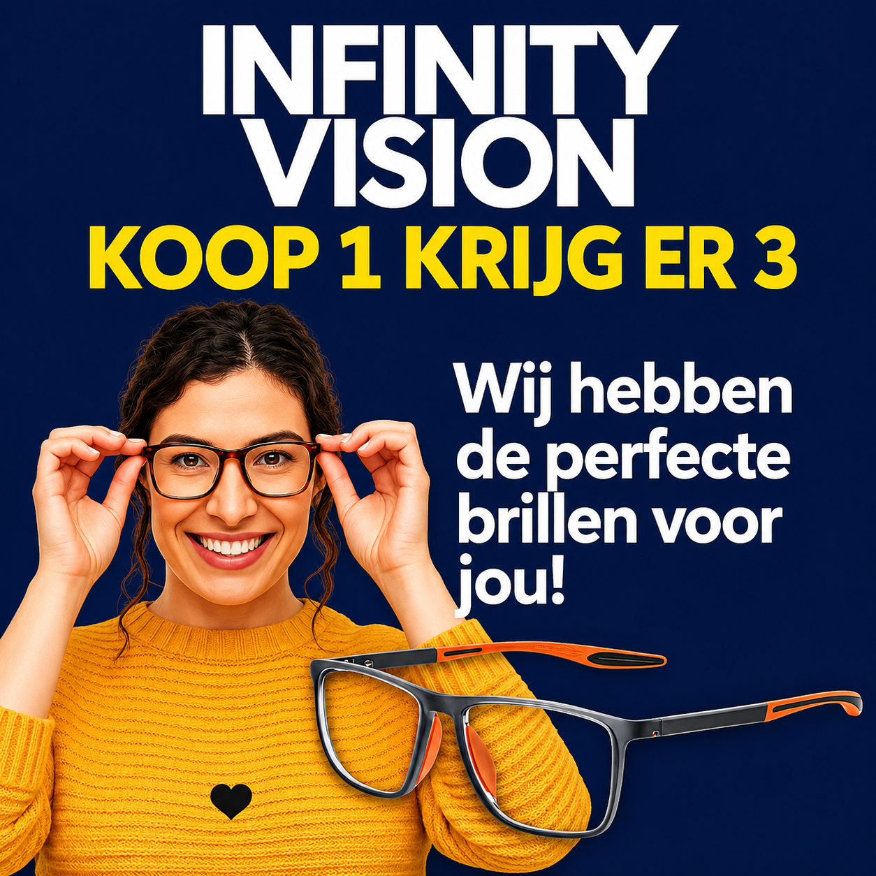 Slimme bril Infinity Vision – Koop 1, krijg er 3