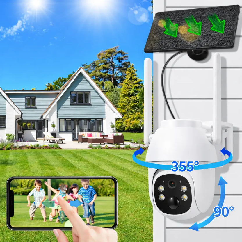 Energy Vision 4K Zon de Camera - 100% Bestand tegen Stroomuitval