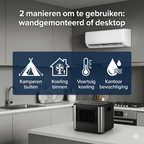 AeroWall Draadloos - Mobiele draadloze wandairco