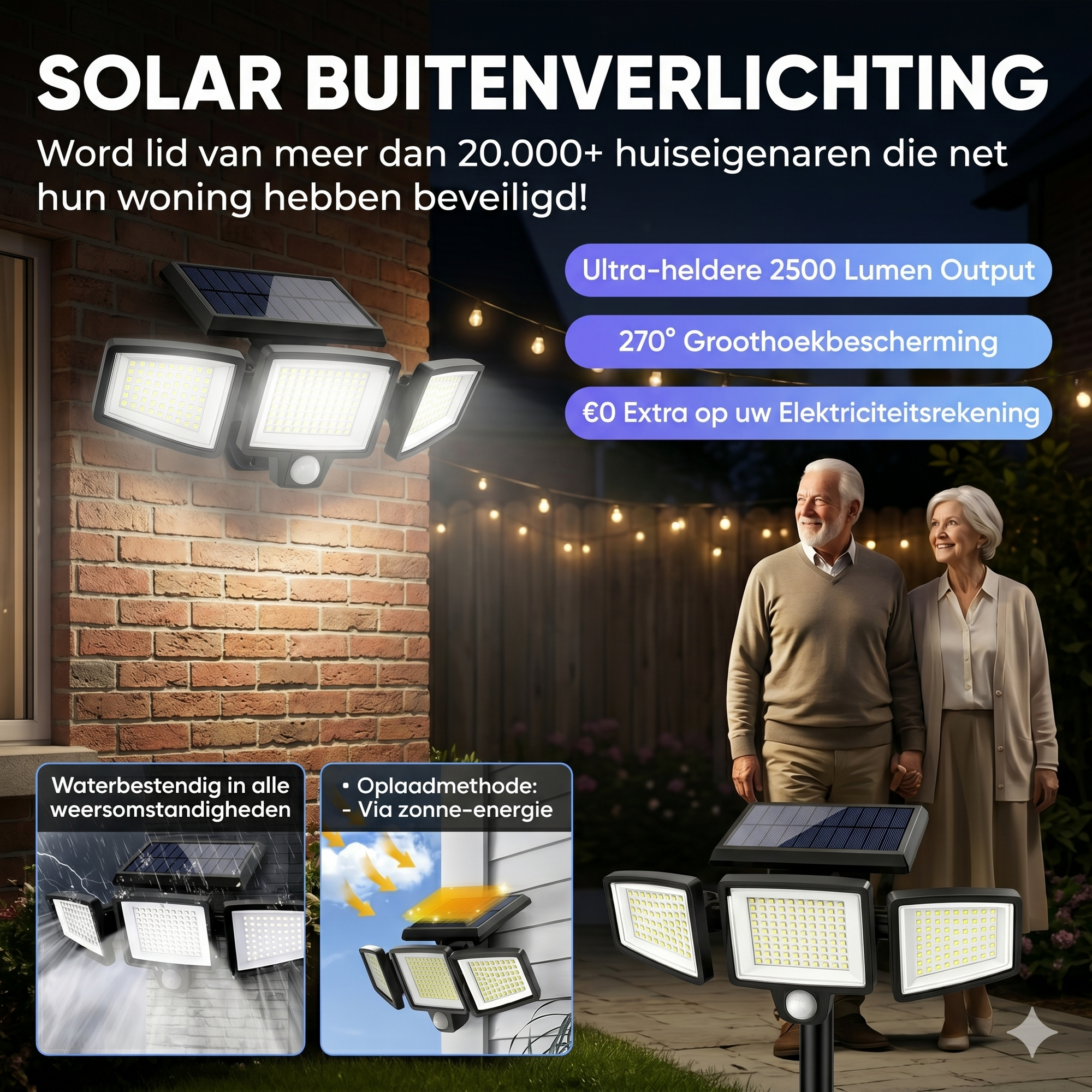Solarlampen voor buiten