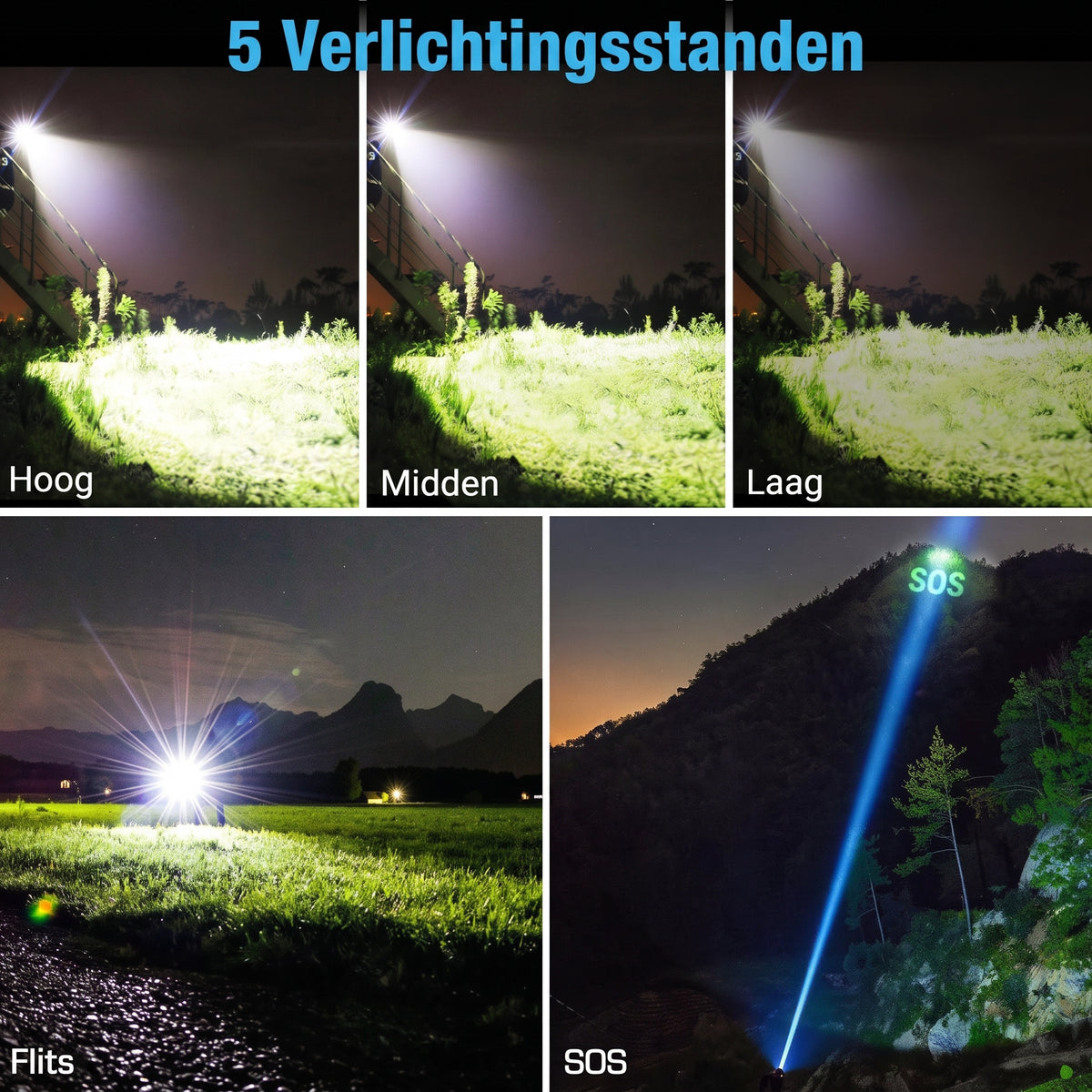 Tactische X7 zaklamp