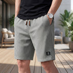 Korte broek heren | Comfortabele zomer short met elastische taille | 1+1 GRATIS
