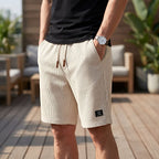 Korte broek heren | Comfortabele zomer short met elastische taille | 1+1 GRATIS