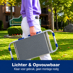 Inklapbare 2-in-1 Tuinknieler met Zitbank